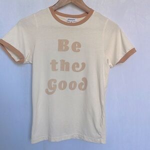 Be the Good 100% Cotton T Shirt Women's Size XS Winter Wondergrass Soft EUC